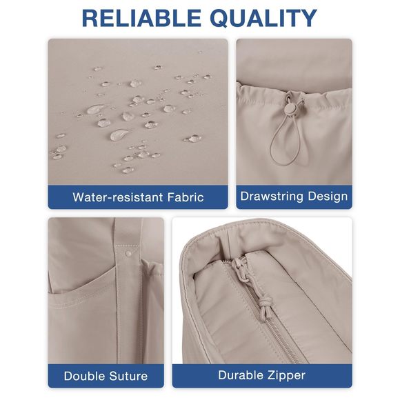 Tote Bag Large, Travel Tote Shoulder Bag With Compartment, Top Handle c: - Picture 6 of 7